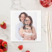 Serviette En Papier Modèle photo personnalisé (En situation)