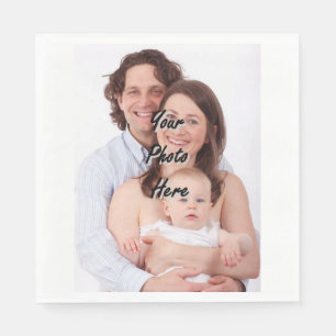 Serviette En Papier Modèle photo personnalisé