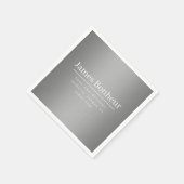 Serviette En Papier Modèle promotionnel modifiable pour les entreprise (Coin)