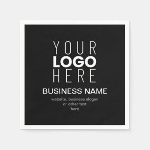 Serviette En Papier Modèle promotionnel simple pour le logo de votre e