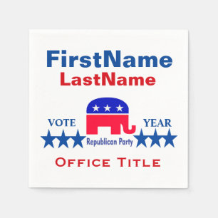 Serviette En Papier Modèle républicain