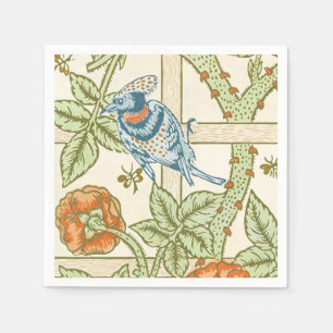 Serviette En Papier Modèle sans couture de treillis de William Morris