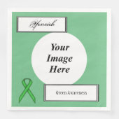 Serviette En Papier Modèle standard vert par Kenneth Yoncich (Devant)