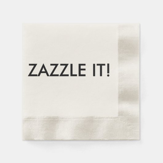 Serviette En Papier Modèle vierge de serviettes personnalisées (Devant)