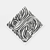 Serviette En Papier Modèle Zèbre (Coin)