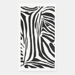 Serviette En Papier Modèle Zèbre