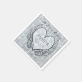 Serviette En Papier Modèles personnalisées ailes du coeur (Coin)