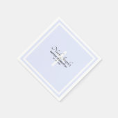 Serviette En Papier Modern BAPTISM Event Paper Party Napkin (Coin)