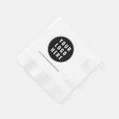 Serviette En Papier Modern Business Logo Employees Paper (Coin)