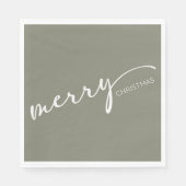 Serviette En Papier Modern Christmas (Devant)