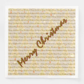 Serviette En Papier Modern Christmas Luxury Christmas Trees (Devant)