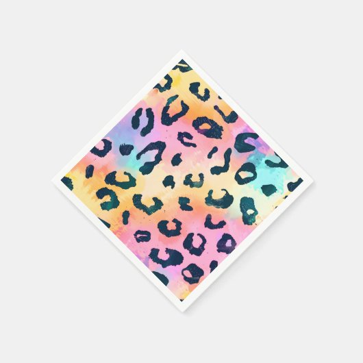 Serviette En Papier Modern Safari Jungle Imprimer Motif Anniversaire (Coin)