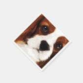 Serviette En Papier moderne brun Cavalier King Charles Spaniel (Coin)