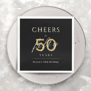 Serviette En Papier Moderne classe applaudit à 50 ans de fête d'annive