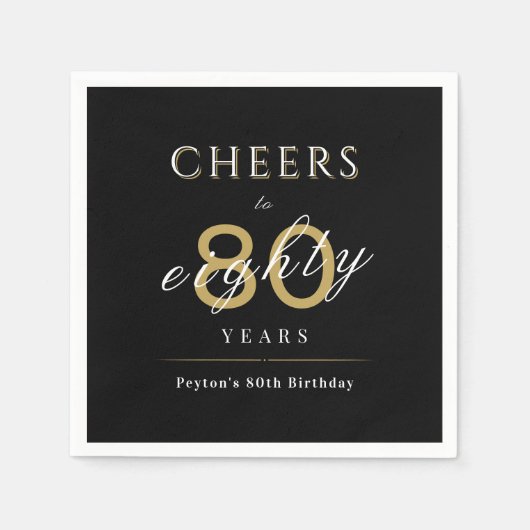Serviette En Papier Moderne classe applaudit à la fête d'anniversaire  (Devant)