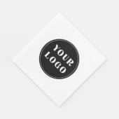 Serviette En Papier Moderne, élégant, élégant et personnalisable (Coin)