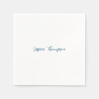 Moderne élégant Plain Simple Nom Professionnel