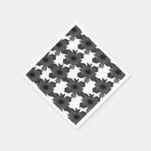 Serviette En Papier Moderne et Abstrait élégant modèle floral chic (Coin)