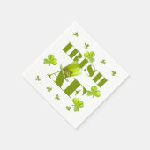 Serviette En Papier Moderne Funky IRISH AF (Coin)