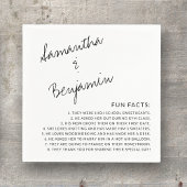 Serviette En Papier Moderne manuscrit noir & blanc Fun Fun Fun Fun Fun