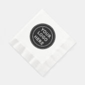 Serviette En Papier Moderne, minimaliste, élégant et personnalisable (Coin)