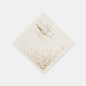 Serviette En Papier Moderne N'IMPORTE QUEL couple Anniversaire Monogra (Coin)