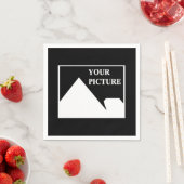 Serviette En Papier Moderne simple Créez votre propre image Mariage (En situation)