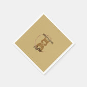 Serviette En Papier Moderne Simple DOG Café Café Café Thé (Coin)