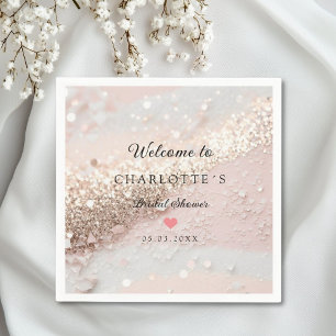 Serviette En Papier Moderne, tendance, Parties scintillant