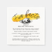 Serviette En Papier Moderne Thanksgiving Fun Fun Fun Fun Fun Fun Aquar (Devant)