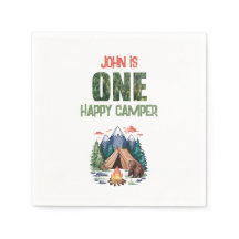 Moderne Un Joyeux Camper Aquarelle 1er anniversair
