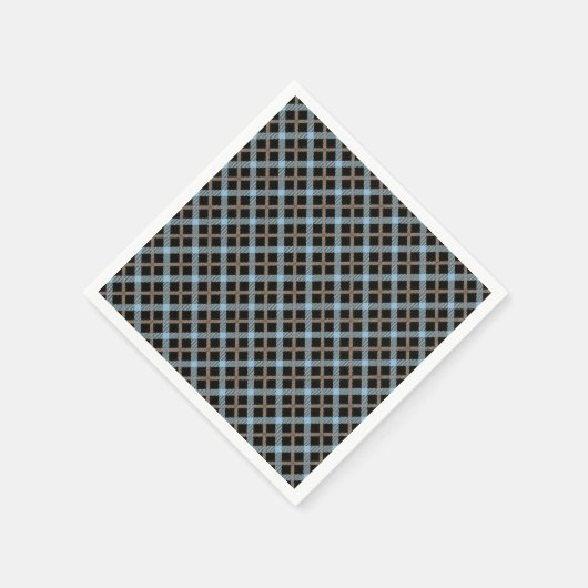 Serviette En Papier Modifier la couleur plaid1 (Coin)