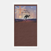 Serviette En Papier Modifier le drapeau texte Kangaroo Australia Day (Devant)