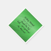 Serviette En Papier Modifier le texte - Aussie Slang Conversation Serv (Coin)