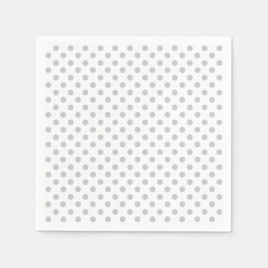 Serviette En Papier Modifier Pois gris N'importe quelle couleur Clique (Devant)