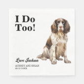 Serviette En Papier Moi Aussi ! Anglais Springer Spaniel Dog Pet Maria (Devant)