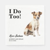 Serviette En Papier Moi Aussi ! Jack Russel Terrier chien animal (Devant)
