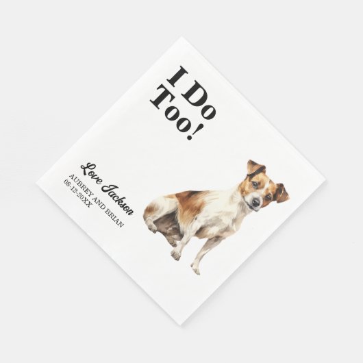 Serviette En Papier Moi Aussi ! Jack Russel Terrier chien animal (Coin)