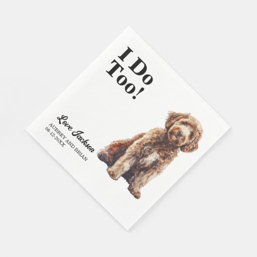 Serviette En Papier Moi Aussi ! Labradoodle chien animal (Coin)