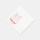 Serviette En Papier Moi aussi ! Napkins Mariage (Coin)