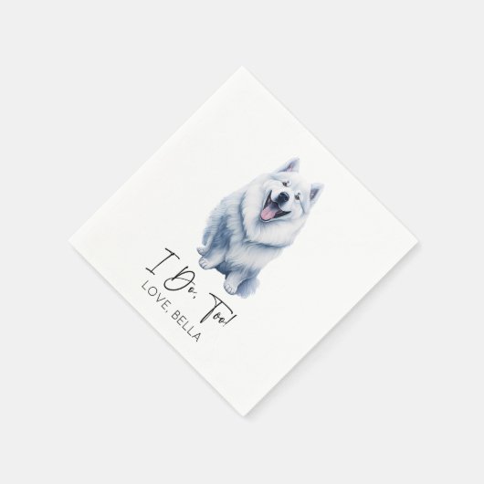 Serviette En Papier Moi Aussi ! Samoyed Chien Mariage animal de compag (Coin)