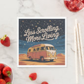 Serviette En Papier Moins de défilement, plus de vie (En situation)