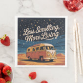 Serviette En Papier Moins de défilement, plus de vie (En situation)