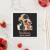 Serviette En Papier Mois de l'histoire des femmes (En situation)