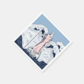 Serviette En Papier Moïse et la mer de départ (Coin)