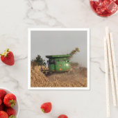 Serviette En Papier Moissonneuse-batteuse (En situation)
