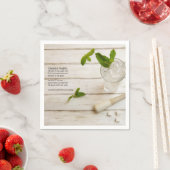 Serviette En Papier Mojito classique (En situation)