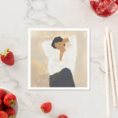 Serviette En Papier Moment calme (En situation)