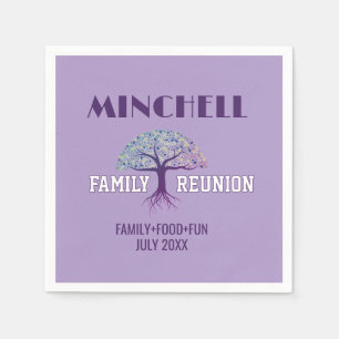 Serviette En Papier Moments amusants ! Réunion de famille personnalisé