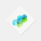 Serviette En Papier Momona Pineapple Hawaiian Tropical (Coin)